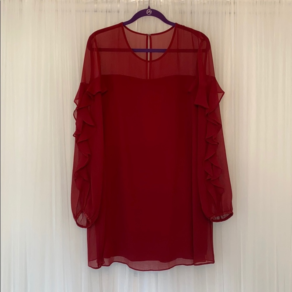 BCBGeneration long sleeve mini-midi dress (new))